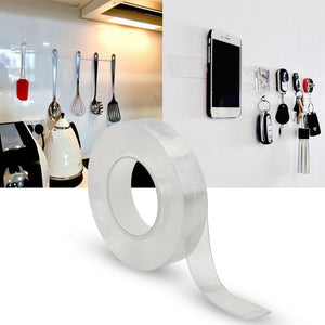 Nano Magic Double Sided Tape (Transparent, Reusable & Waterproof!)