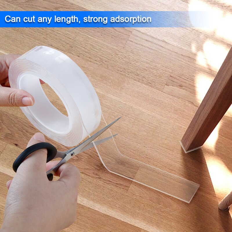 Nano Magic Double Sided Tape (Transparent, Reusable & Waterproof!)