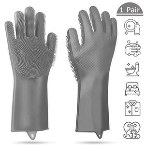 Multifunctional Cleaning Silicone Scrubby Gloves