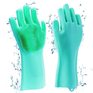 Multifunctional Cleaning Silicone Scrubby Gloves