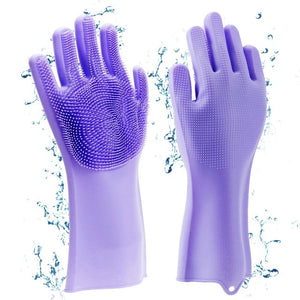 Multifunctional Cleaning Silicone Scrubby Gloves
